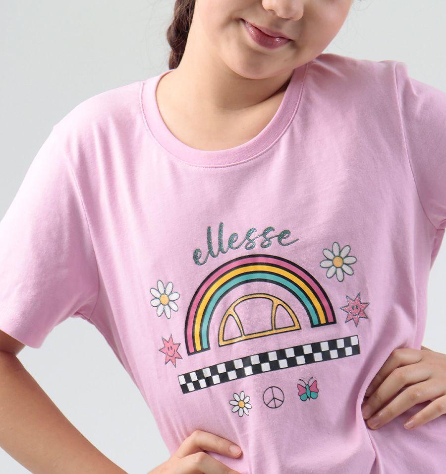 POLERA DEPORTIVA NIÑA ELLESSE BELLA ROSADO-1