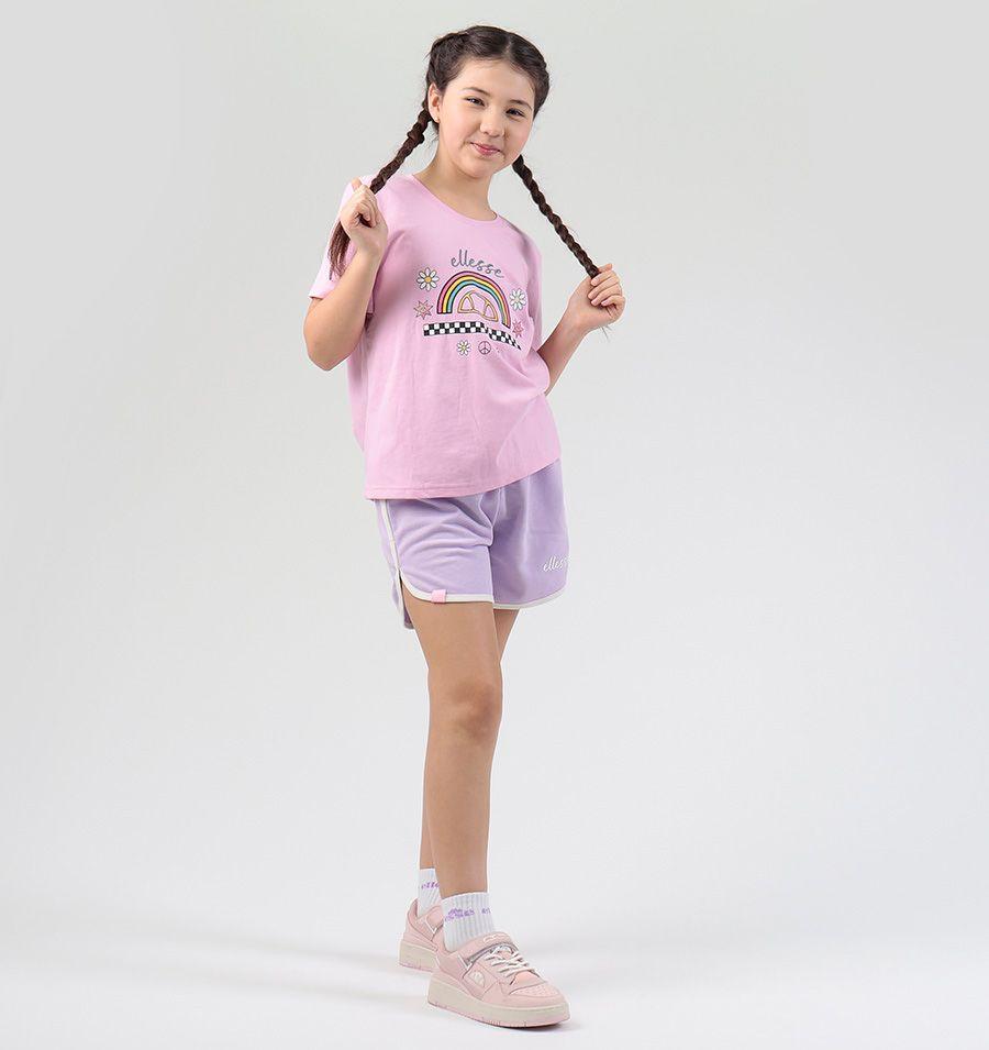 POLERA DEPORTIVA NIÑA ELLESSE BELLA ROSADO-2