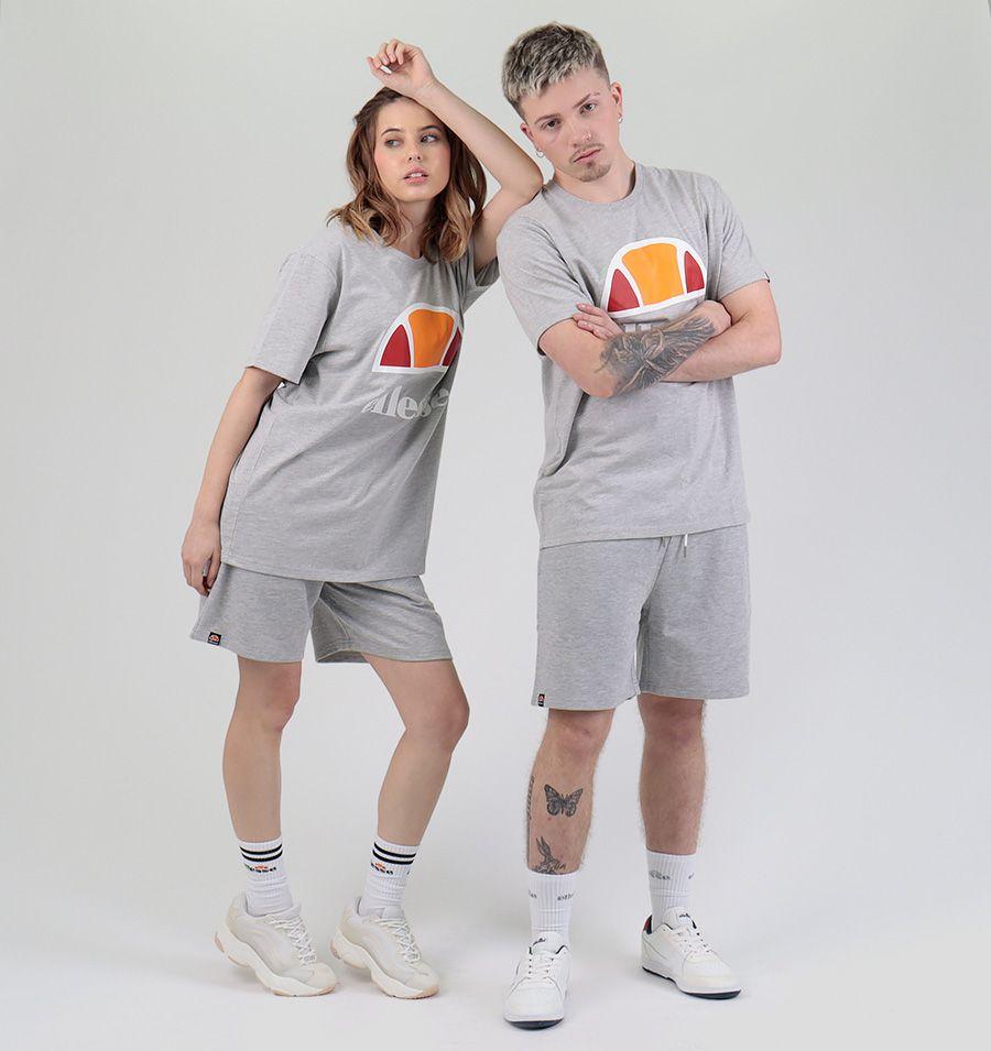 SHORT UNISEX ELLESSE ROMA GRIS MELANGE-6