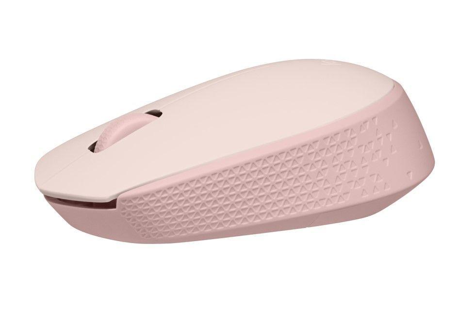Mouse Inalámbrico Logitech M170, Ambidiestro, Receptor USB, Rosado-2