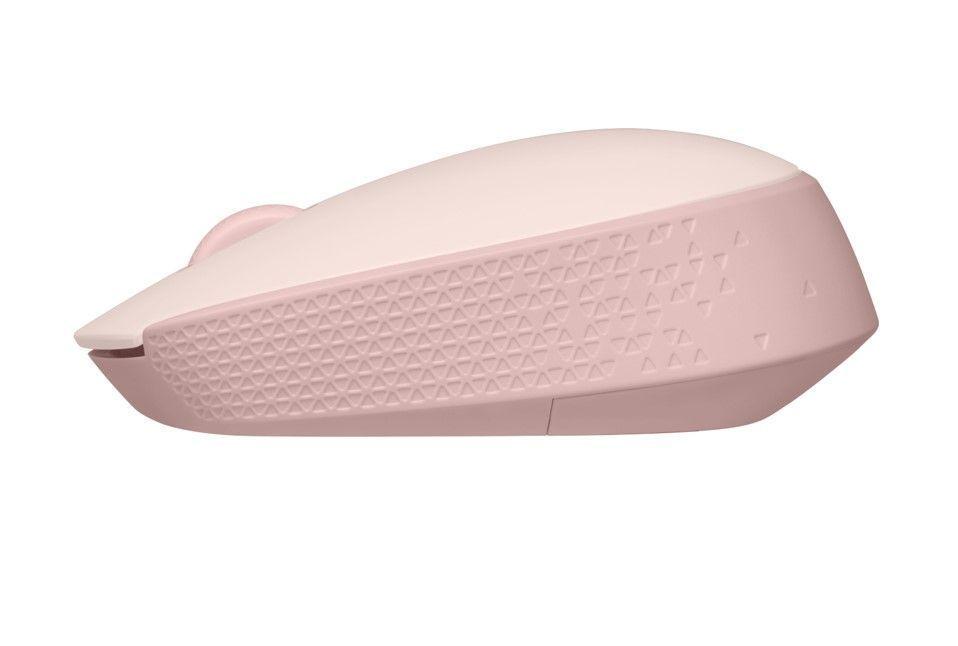 Mouse Inalámbrico Logitech M170, Ambidiestro, Receptor USB, Rosado-1