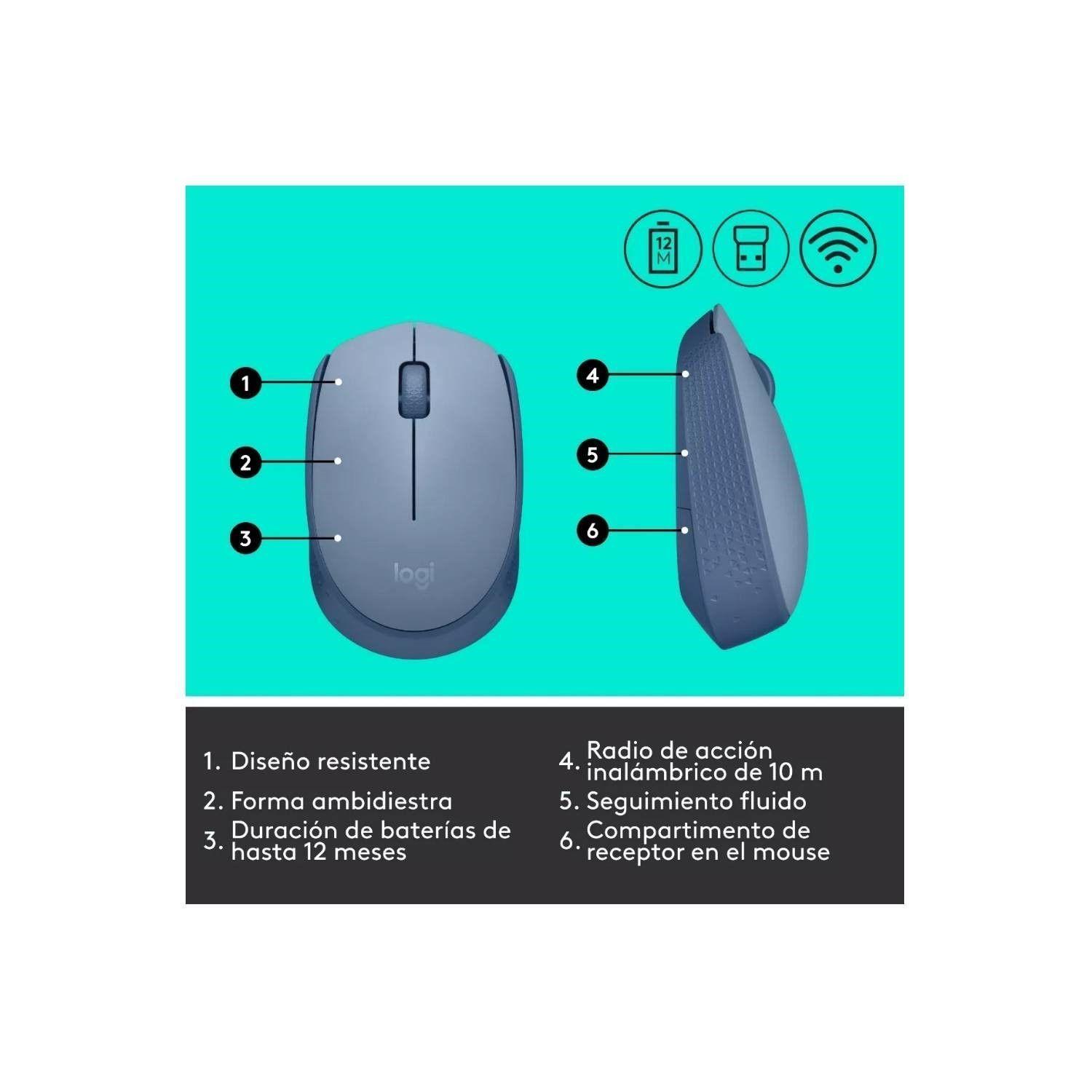 Mouse Inalambrico Logitech M170-2