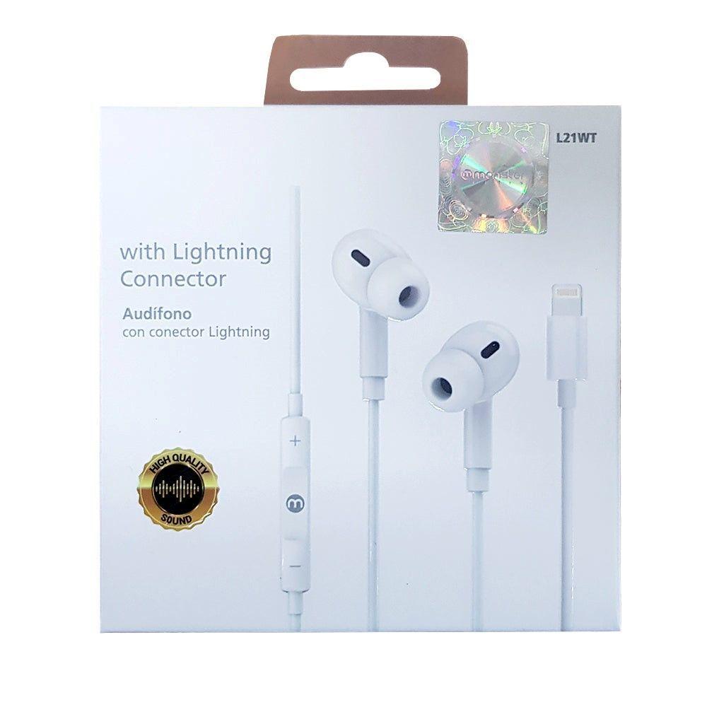 Audífonos Manos Libres Lightning L21wt MONSTER-1