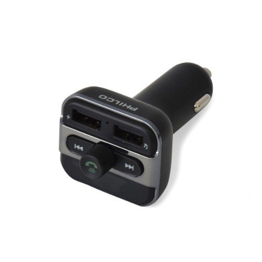 Transmisor FM Bluetooth PHILCO Slot MicroSD Puerto-2