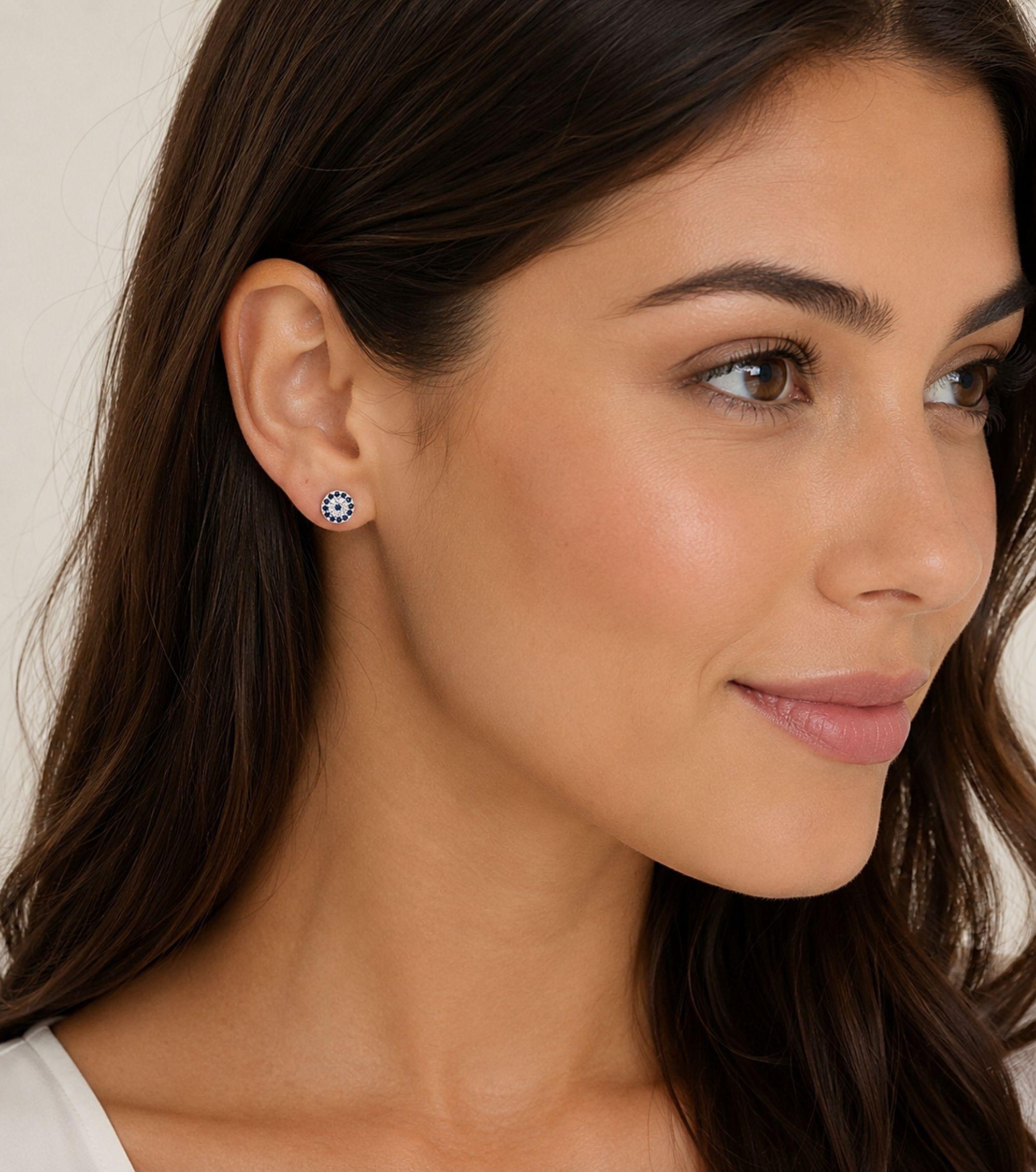 Aros Plata Mujer Ojo Turco-2