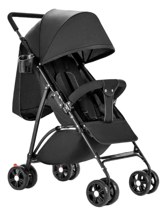 Coche Plegable negro-0