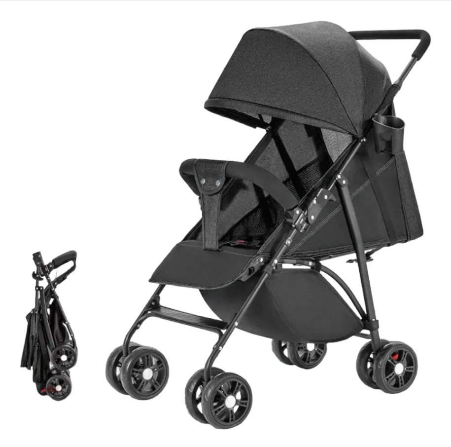 Coche Plegable negro-1