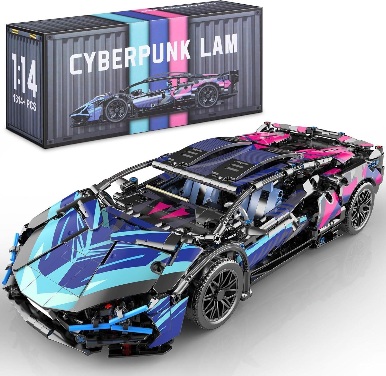 Auto Deportivo Armable cyberpunk-0