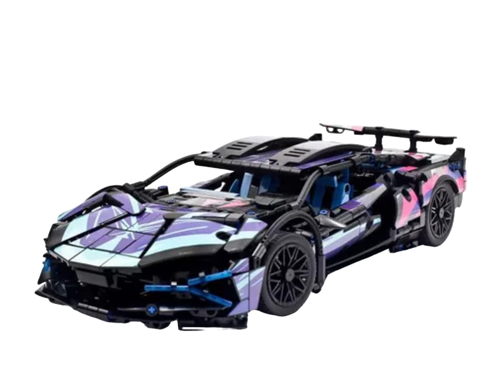 Auto Deportivo Armable cyberpunk-1