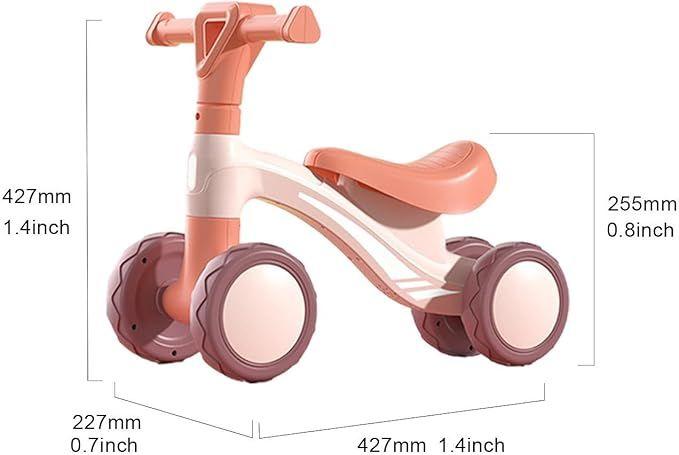 Correpasillo Equilibrio rosa 4 Ruedas-2