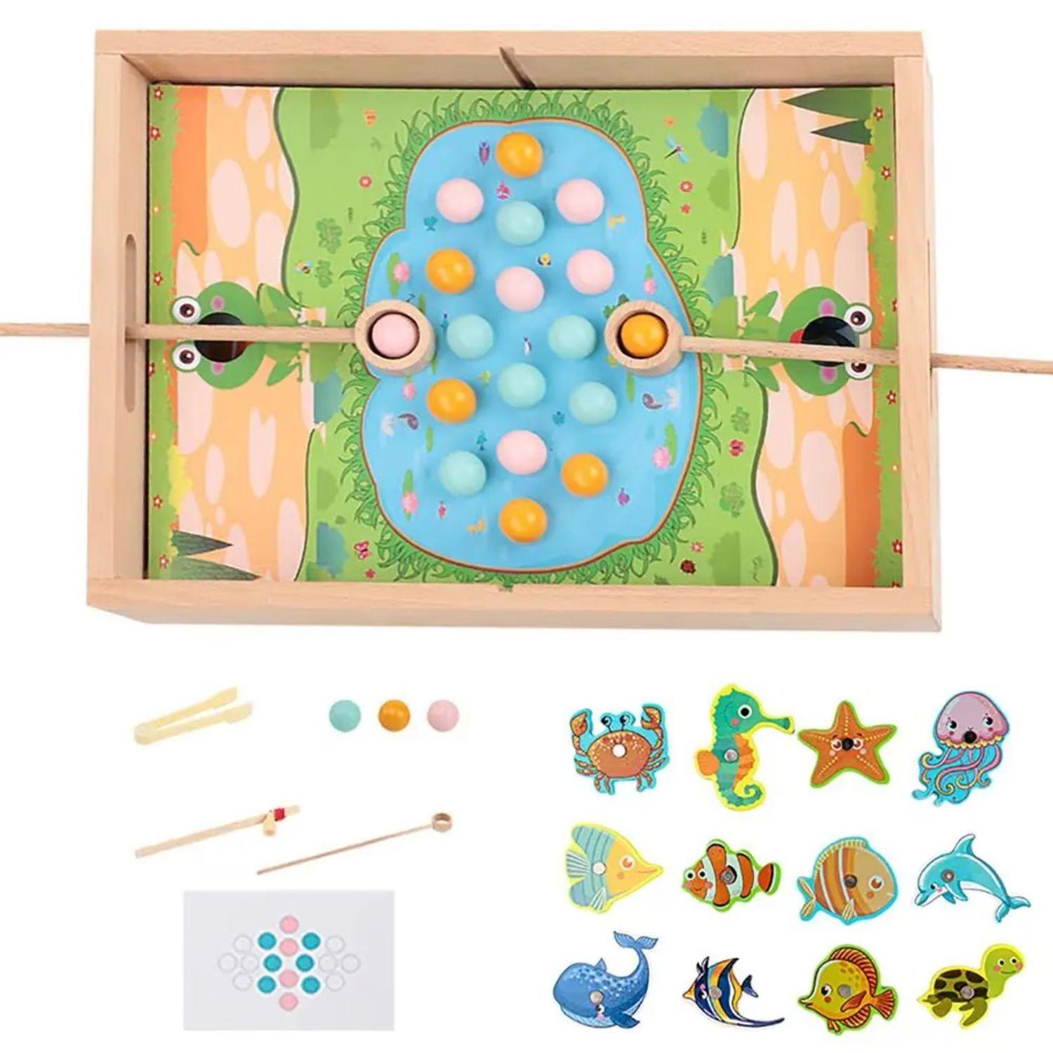 Juego de Pesca Milagrosa Magnetica-2
