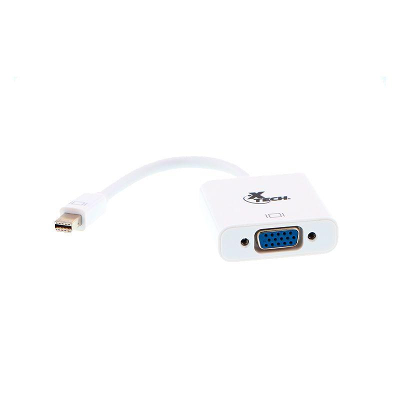 Xtech - Adaptador Video - Mini DisplayPort - Adaptador VGA-0