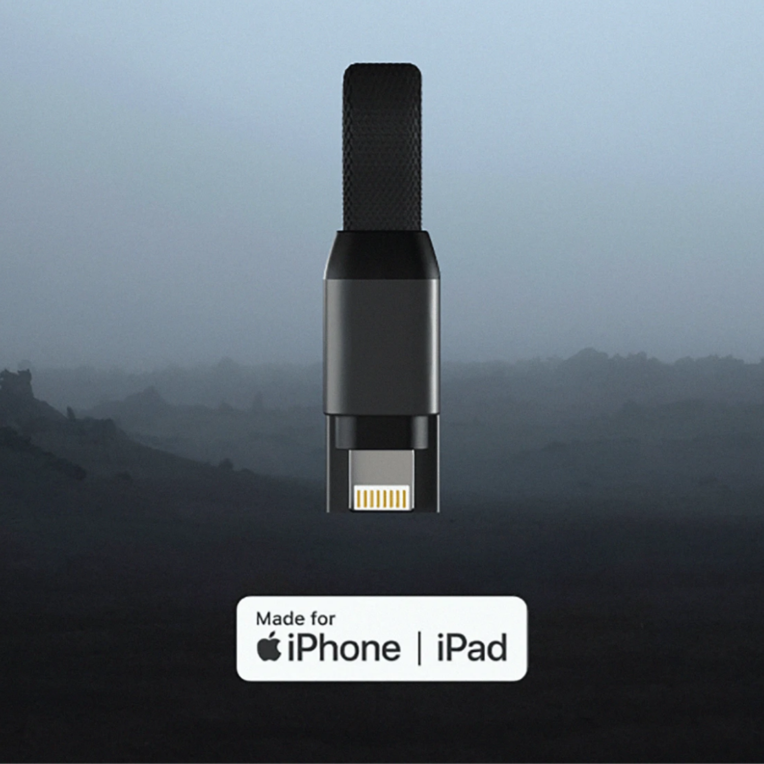 INCHARGE® MINI USB-C, CABLE LLAVERO COMPACTO PARA IPHONE, CERTIFICADO MFI-2