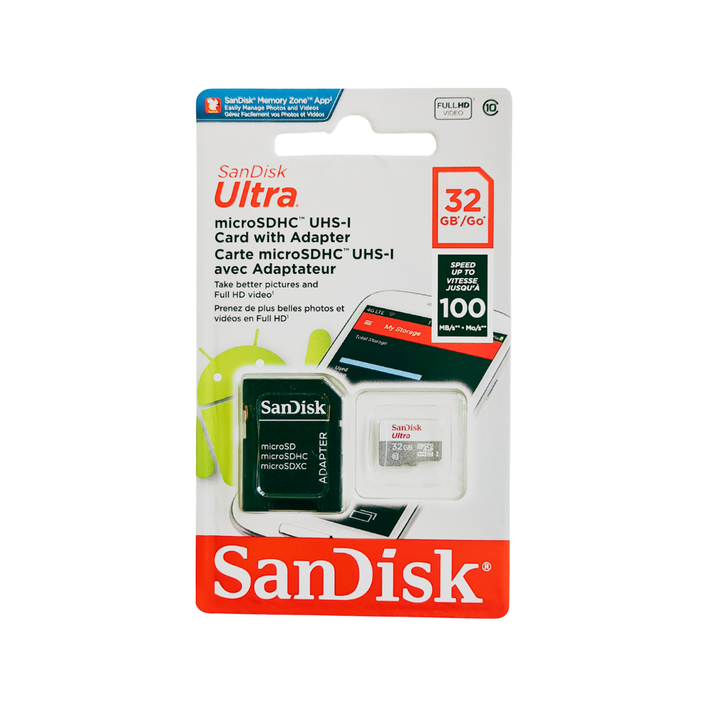 Pack 4 Tarjetas Sandisk  Microsd 32gb Clase 10 -2