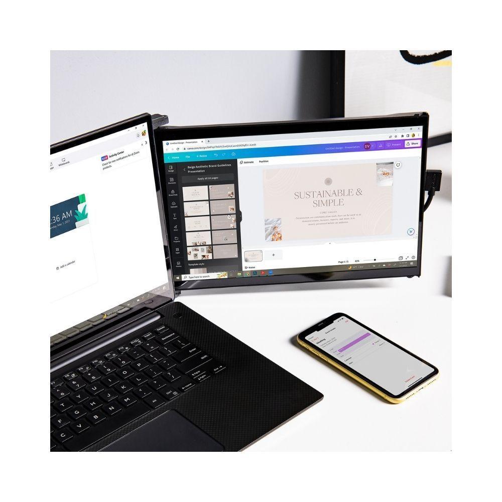 Monitor Portátil Acoplable  14.1"  Duex Max DS Mobile Pixels-4