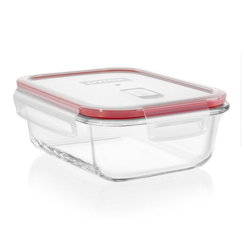Contenedor rectangular de Vidrio Pyrex Easy Vent de 1.05 litros-0