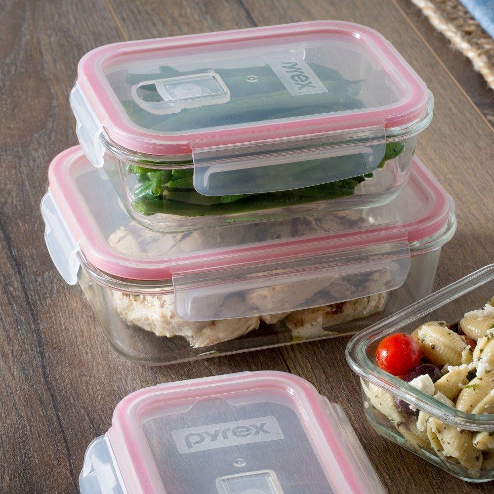 Contenedor rectangular de Vidrio Pyrex Easy Vent de 1.05 litros-2