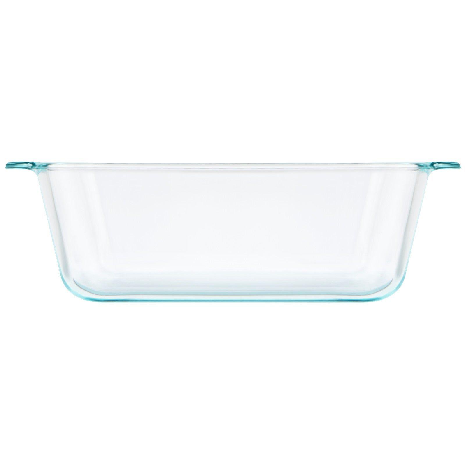 Fuente cuadrada de vidrio Deep Pyrex 2.5 litros-0