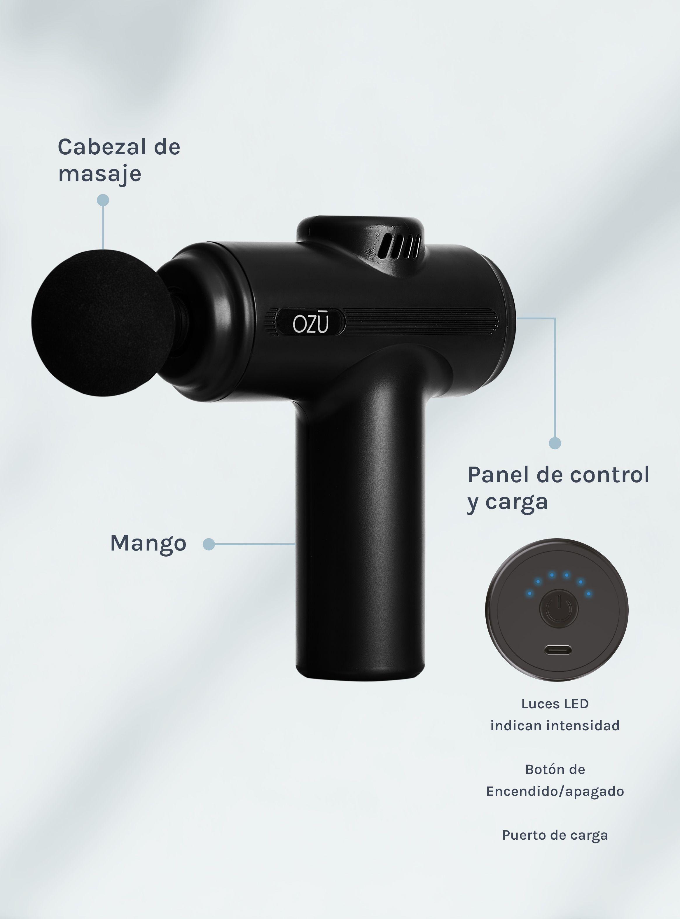 Pistola de Masaje Muscular Recargable Ozu-3