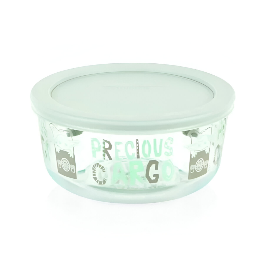 Set de 3 fuentes Star Wars "The Child" de vidrio con tapa Pyrex-1