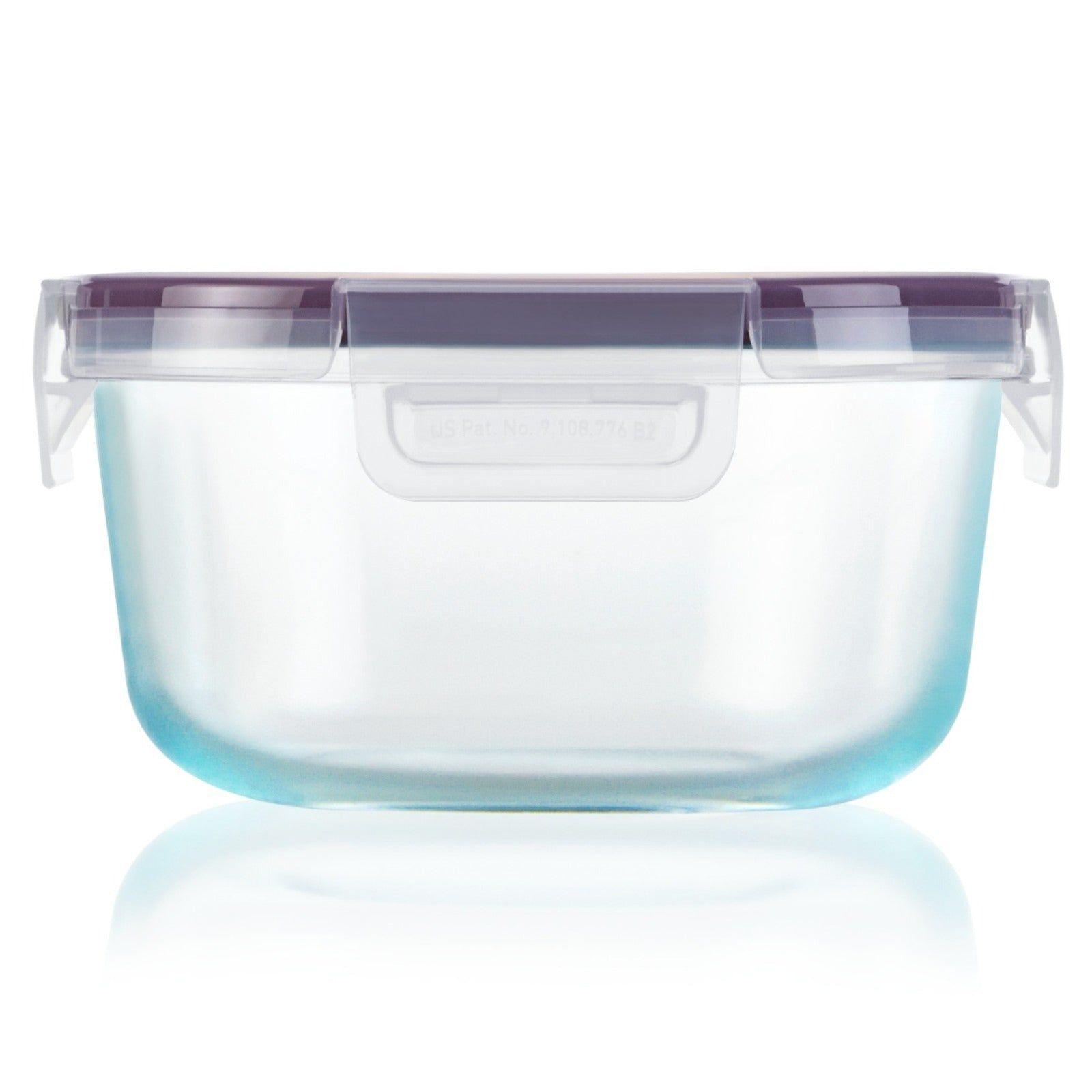 Contenedor circular de vidrio Total Solution Glass 946 ml Snapware by Pyrex-0
