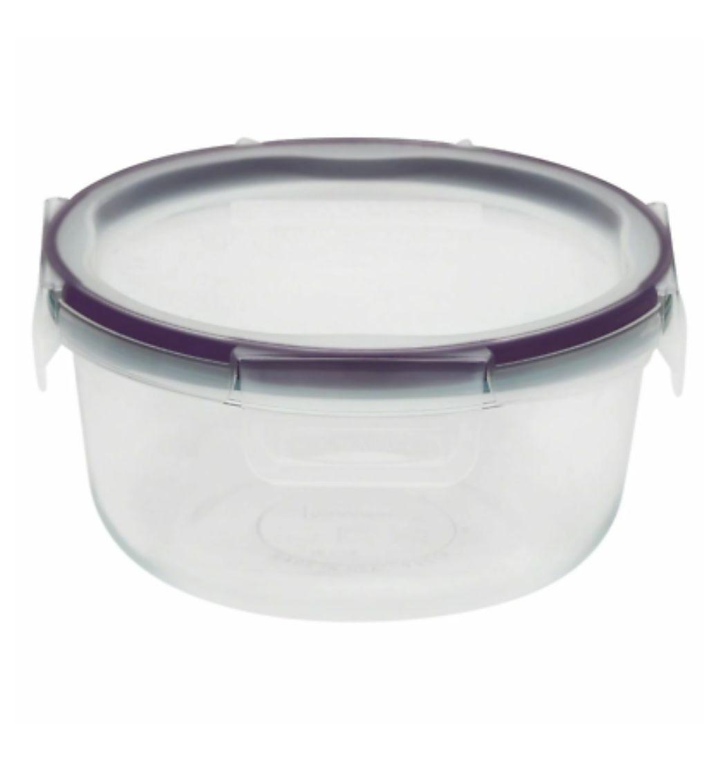 Contenedor circular de vidrio Total Solution Glass 946 ml Snapware by Pyrex-1