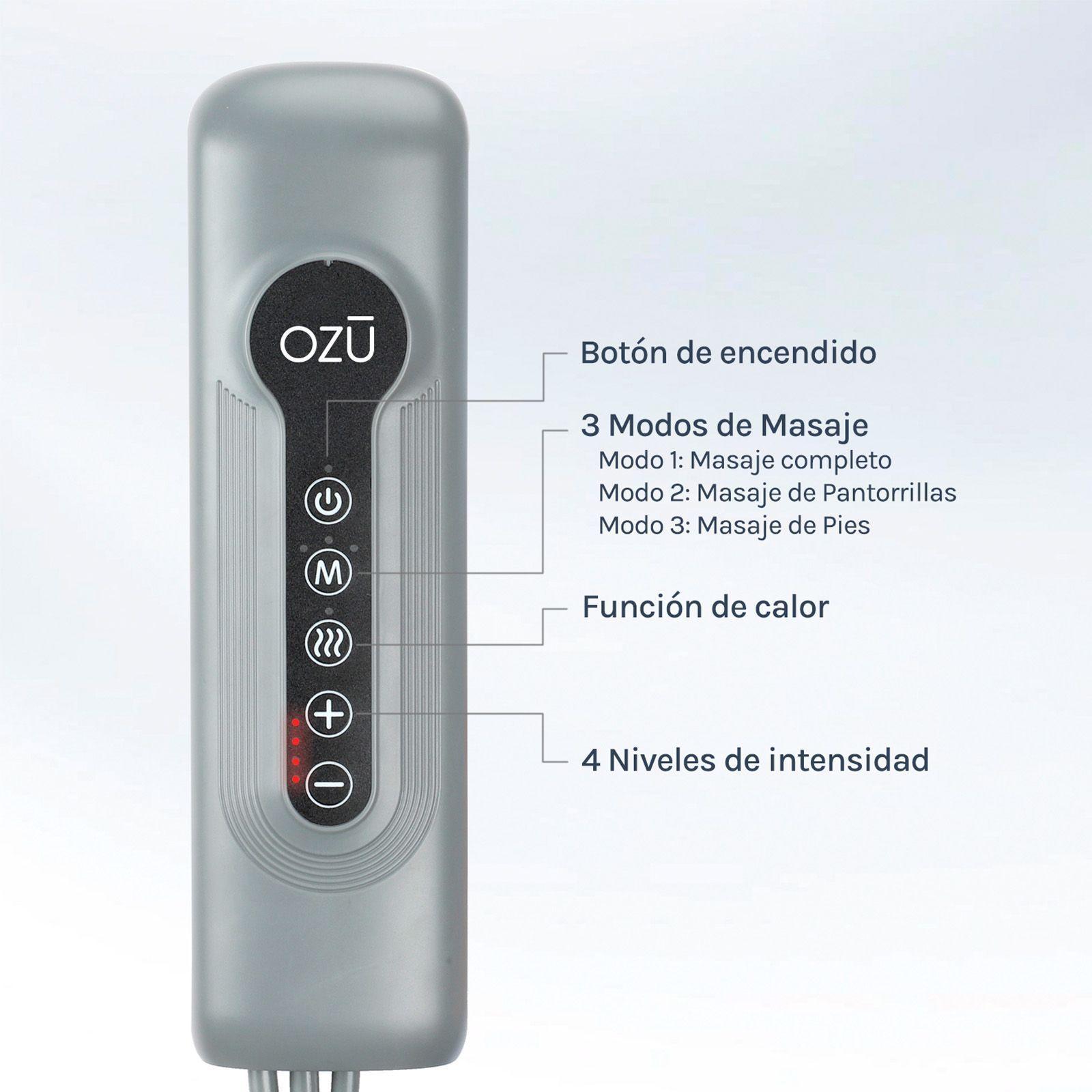 Masajeador de Pies y Piernas Compresión de Aire Ozu-4