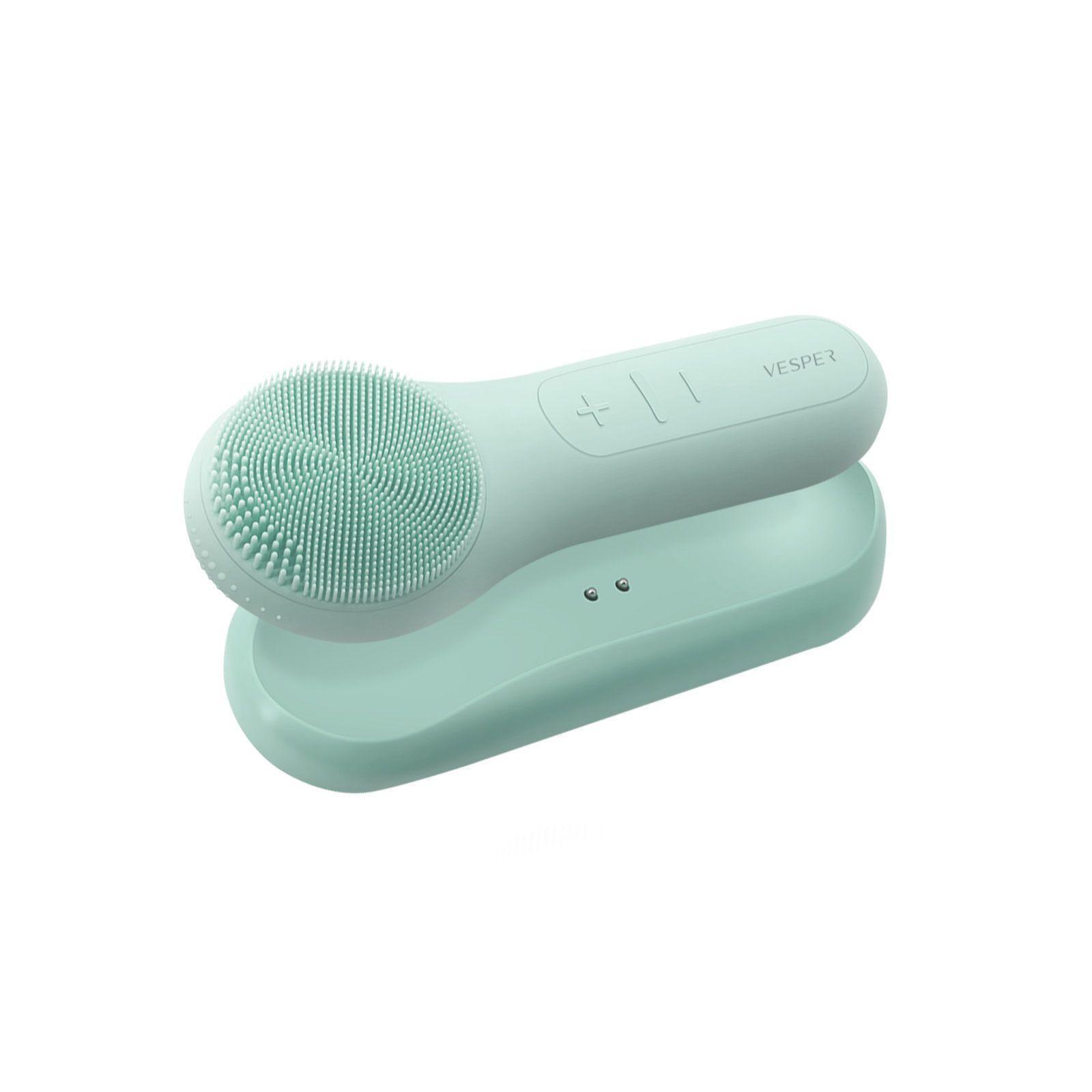 Cepillo de limpieza facial sónico con calor Verde FV-012 Vesper-3
