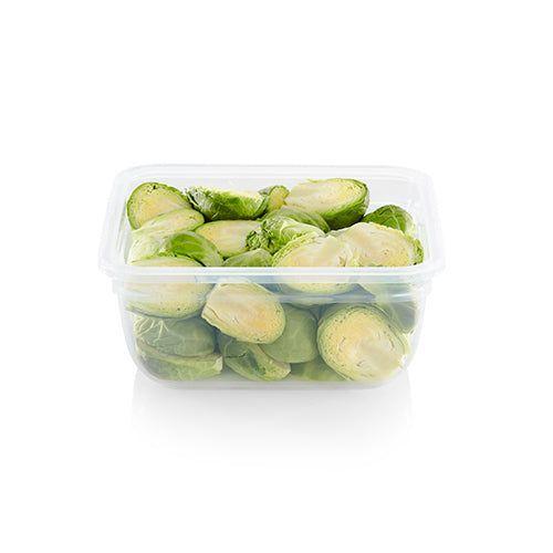 Contenedor cuadrado de plástico Total Solution Plastic Snapware 1.2 litros-1