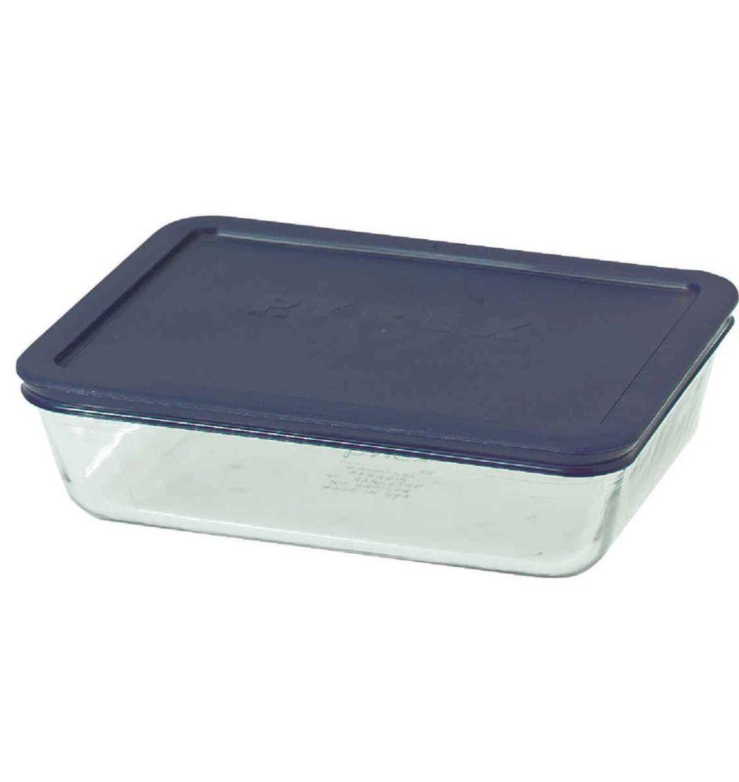 Contenedor rectangular de vidrio Storage Plus de 2.6 litros Pyrex-1