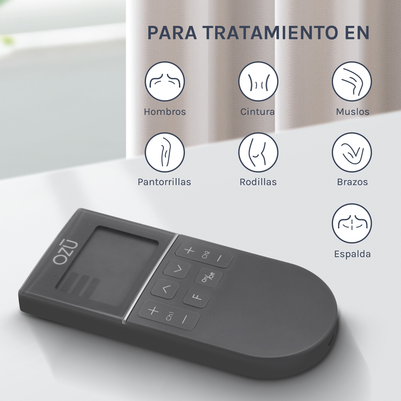 Electroestimulador 3 en 1 Tens EMS Fitness-5