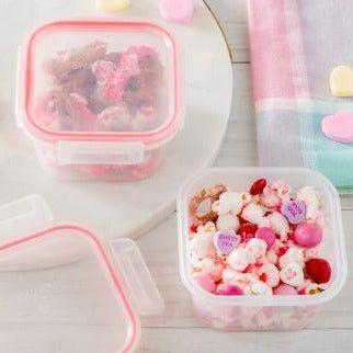 Set de 2 contenedores cuadrados de plástico Airtight Snapware 307 ml-1