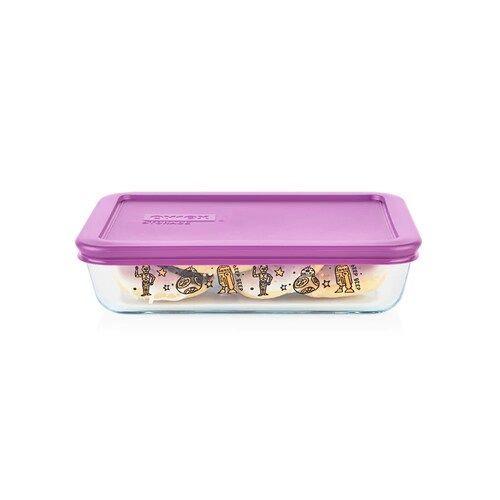 Set de 4 refractarios Star Wars de vidrio con tapa Pyrex-1
