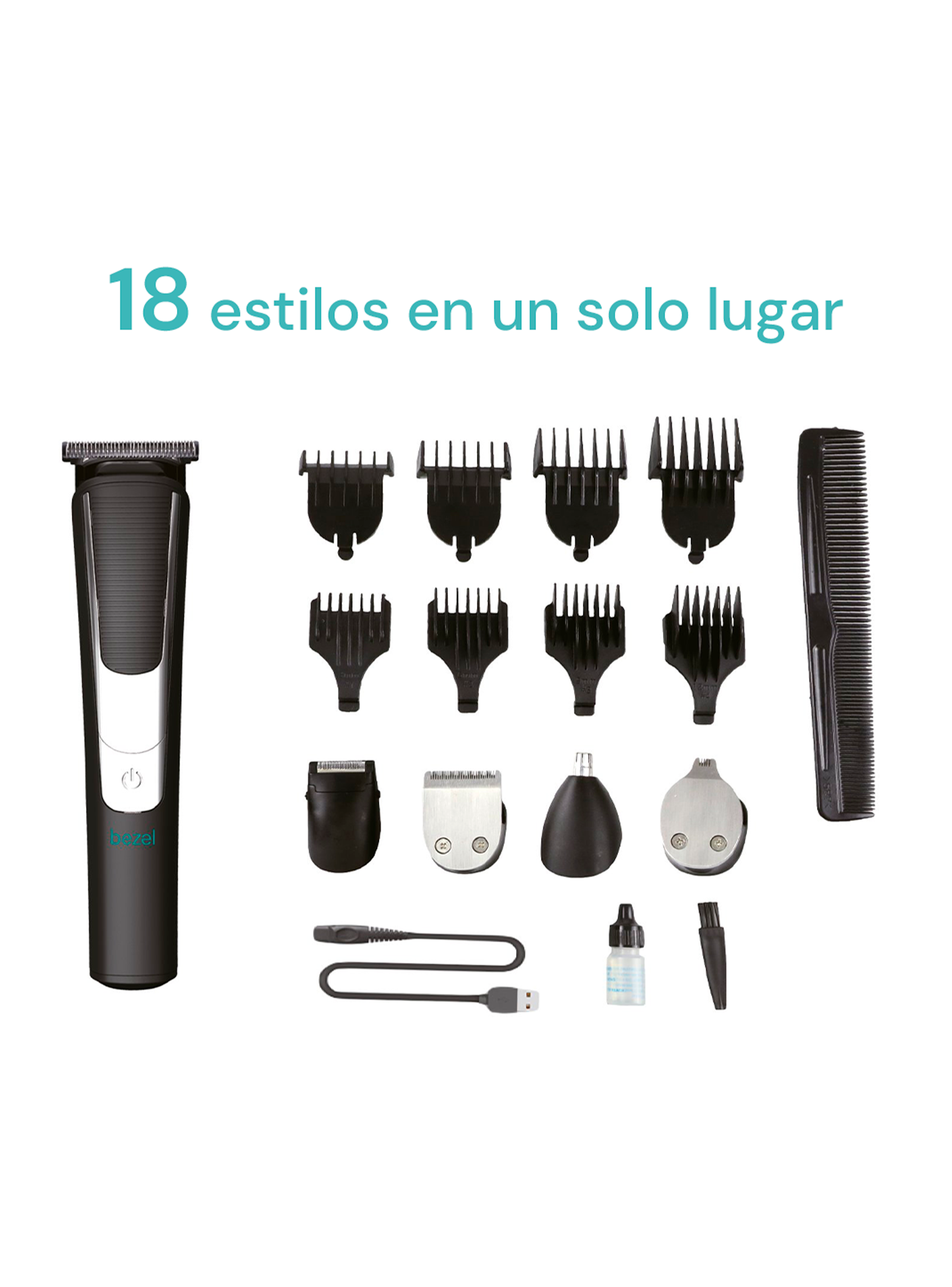 Kit Cortapelo Multistyler 18 en 1 Bezel -5