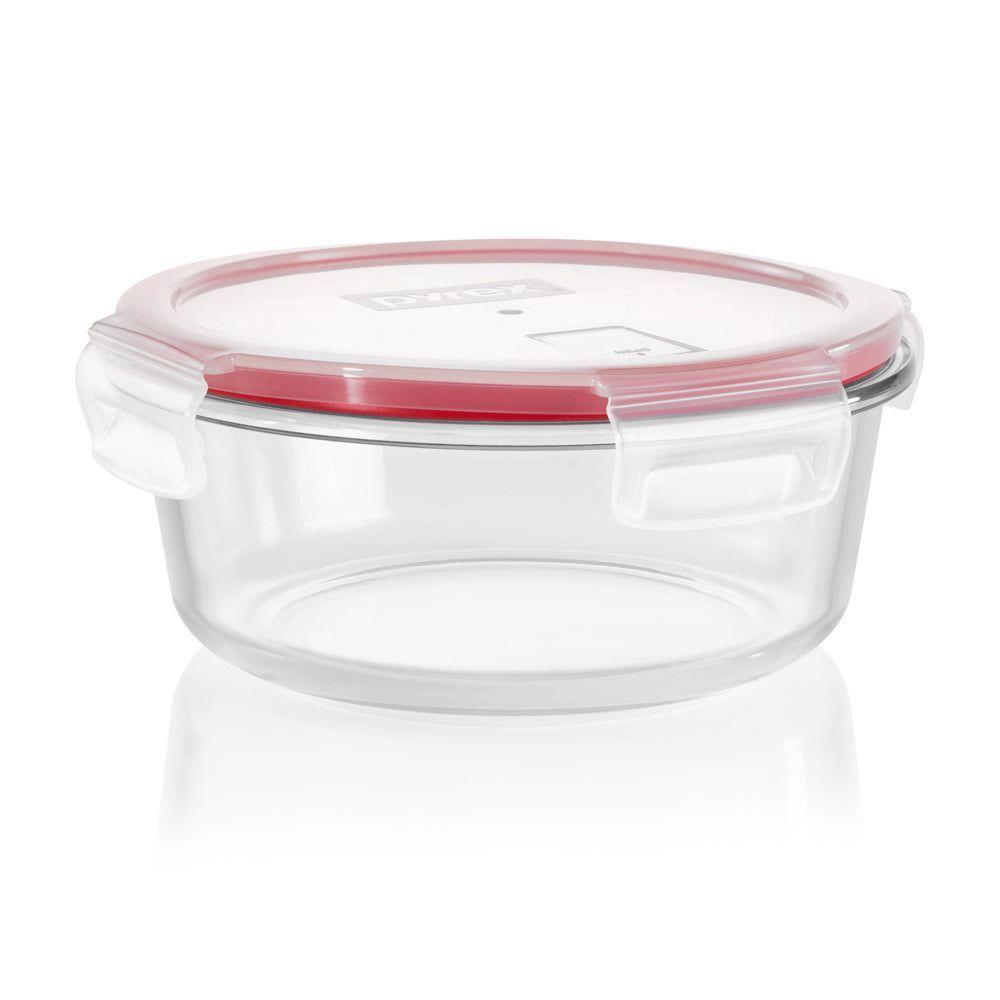 Contenedor circular de Vidrio Pyrex Easy Vent de 900 ml-0