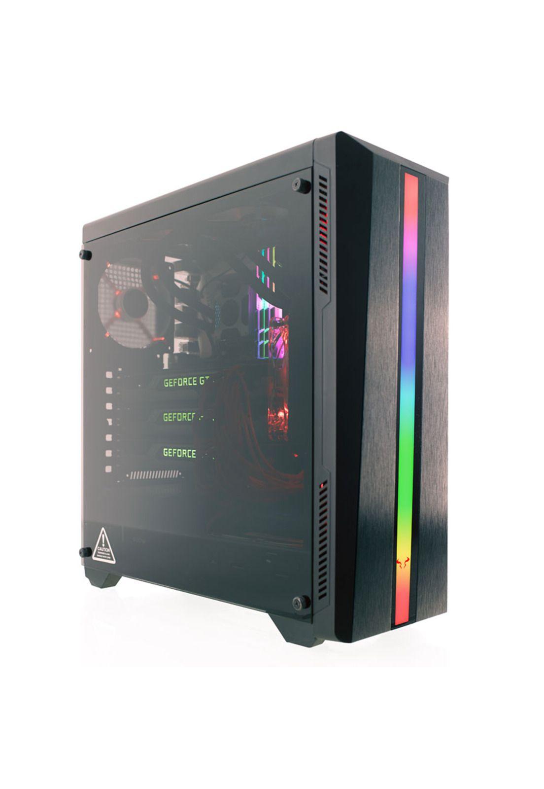 Gabinete Gamer CR100TG Riotoro Vidrio Templado-0