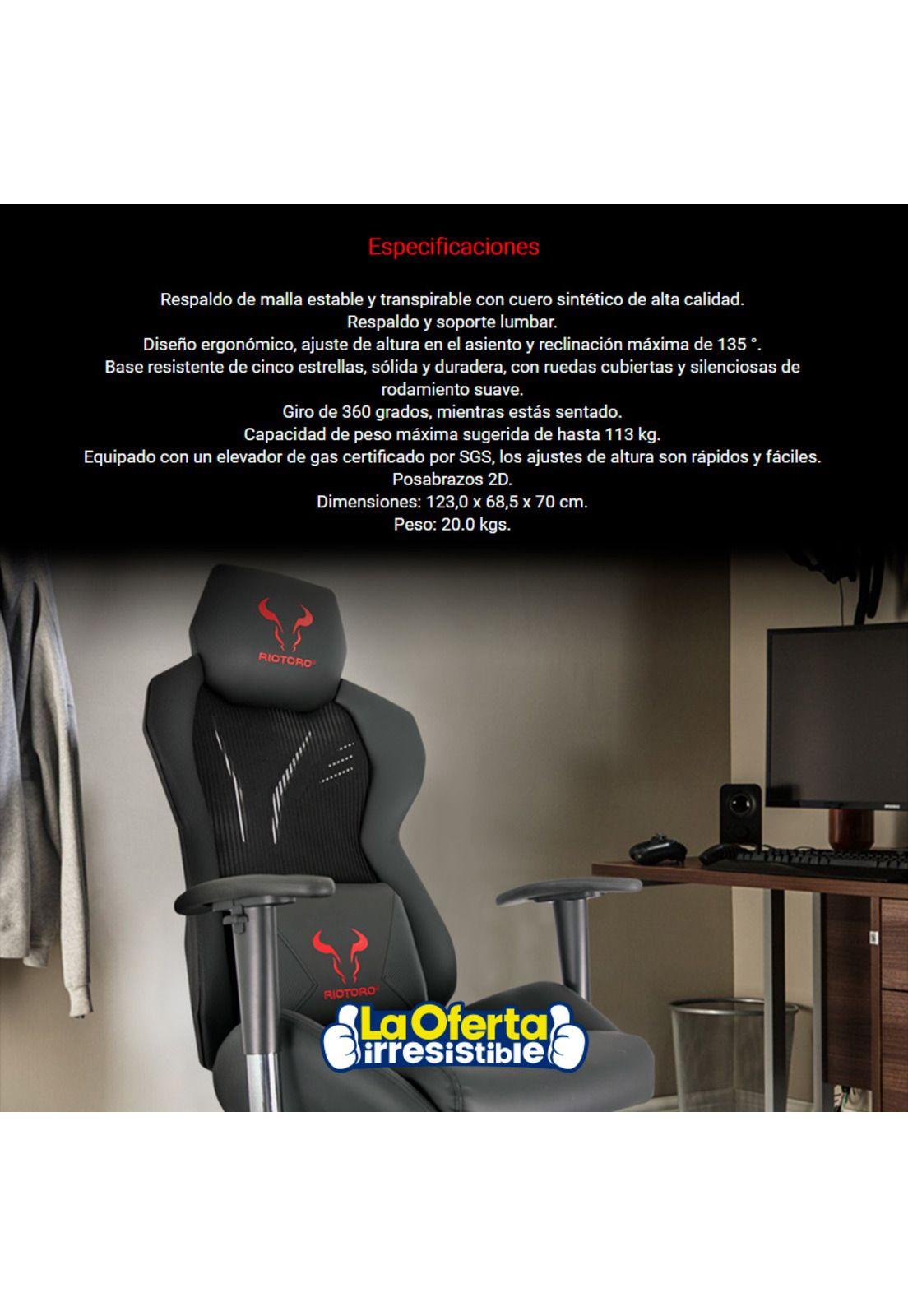 Silla Gamer Riotoro Spitfire M2-4