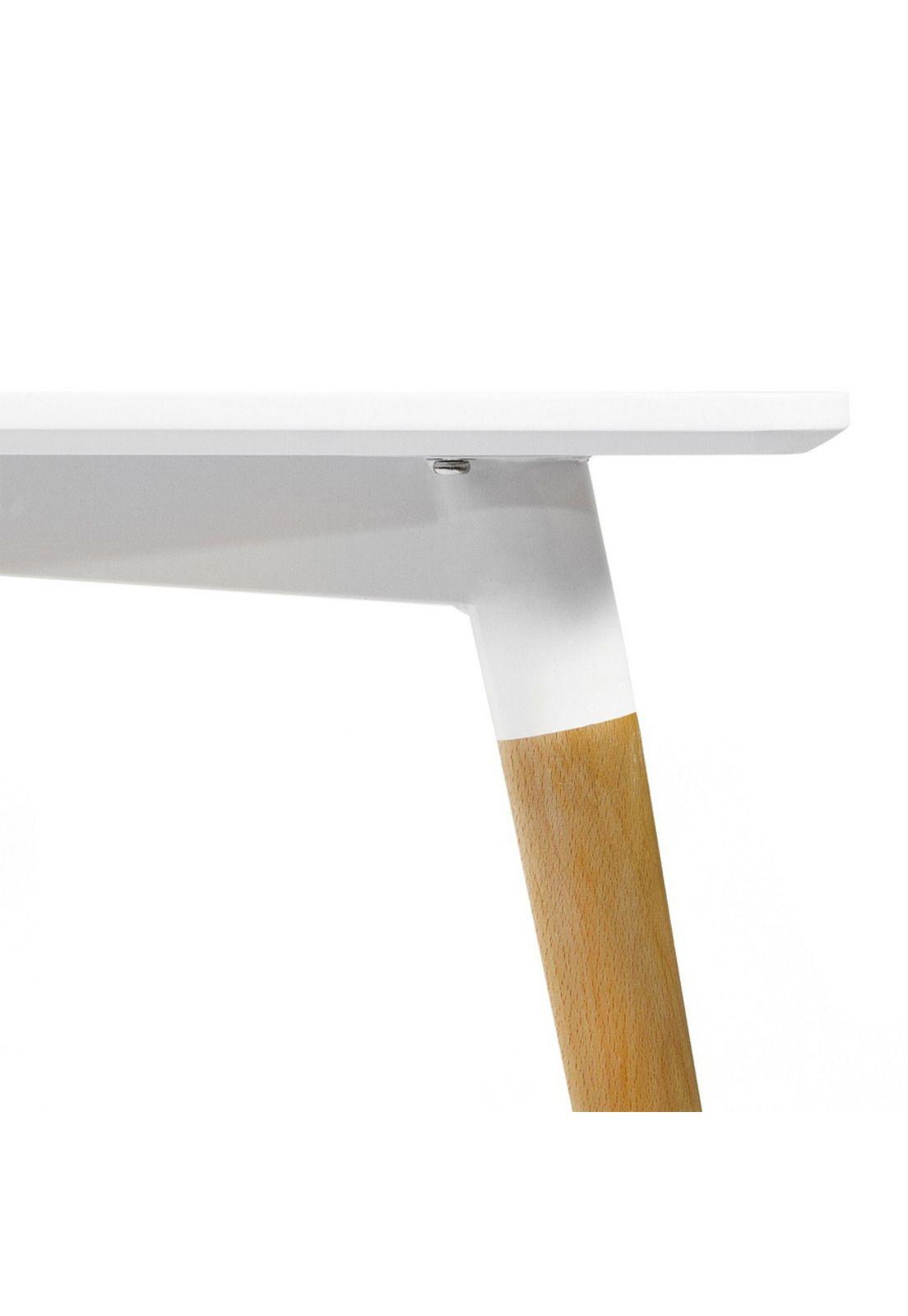 Mesa Comedor Rectangular Eames Empoli con Patas de Madera-2