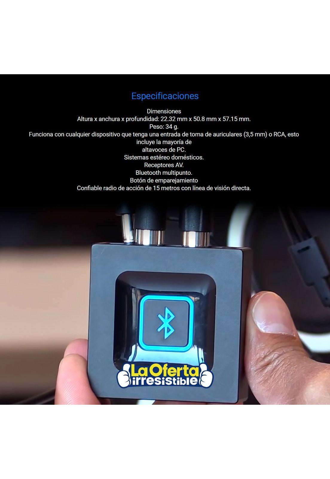 Receptor De Audio Bluetooth Logitech Con Salida Jack 3.5mm Y Rca-4