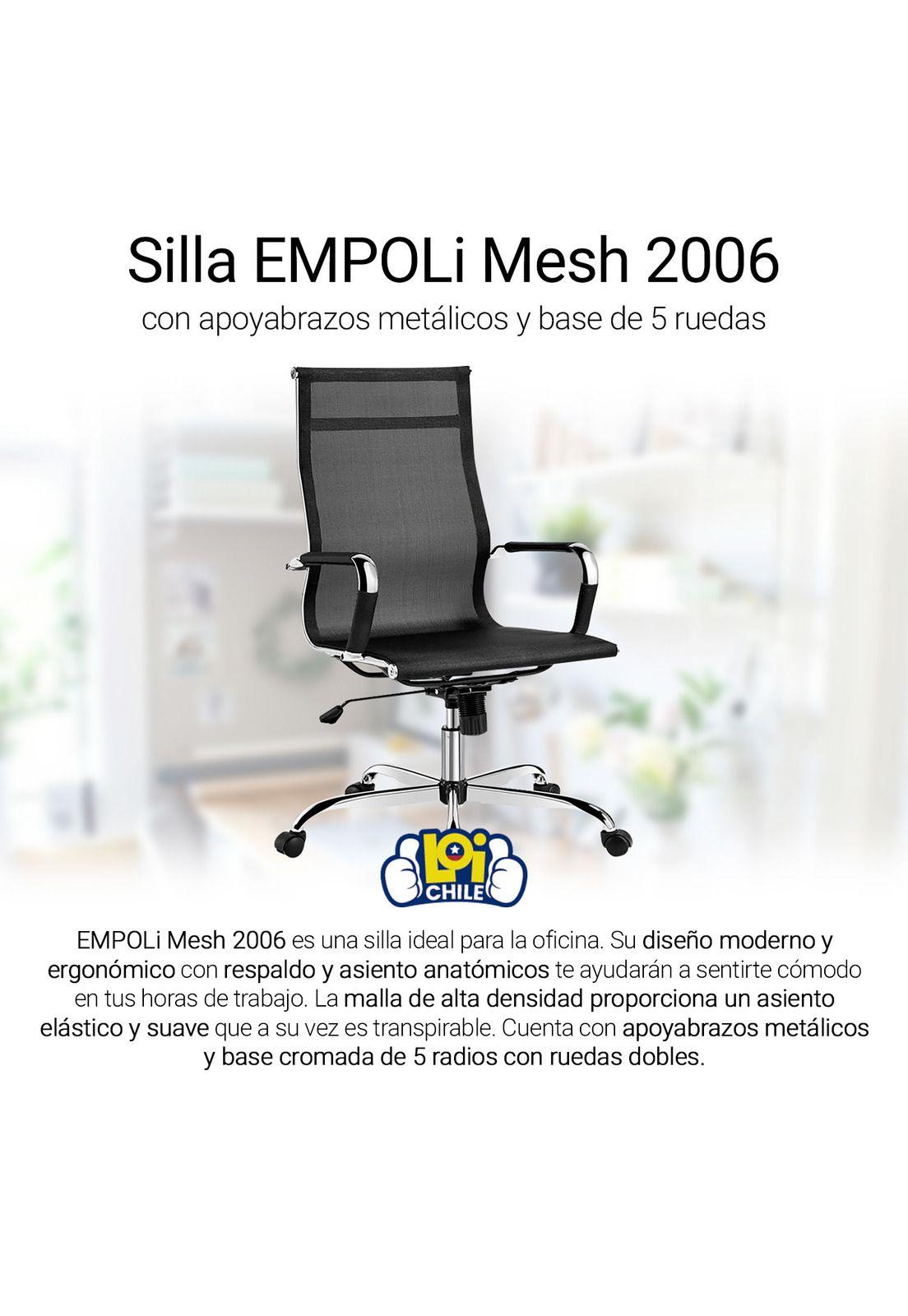 Silla de Oficina con Apoyabrazos Metálicos Empoli-1