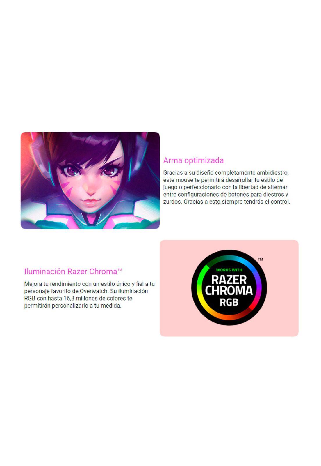 Mouse Gamer Razer Abyssus Elite D.Va Overwatch-3