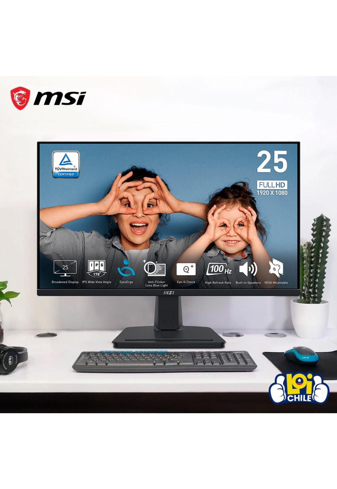 Monitor MSI PRO MP251 IPS 24.5" 1Ms 100Hz Con Parlantes-6