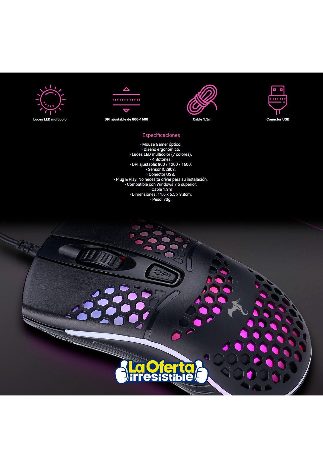 Mouse Gamer Kolke Hades KGM-488-2