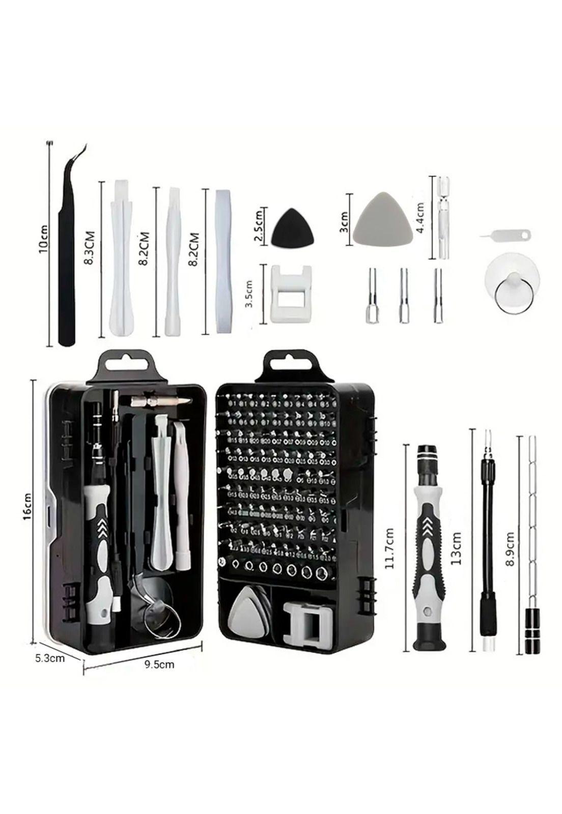 Kit de Destornilladores Nappo de Precisión con 115 Piezas-6