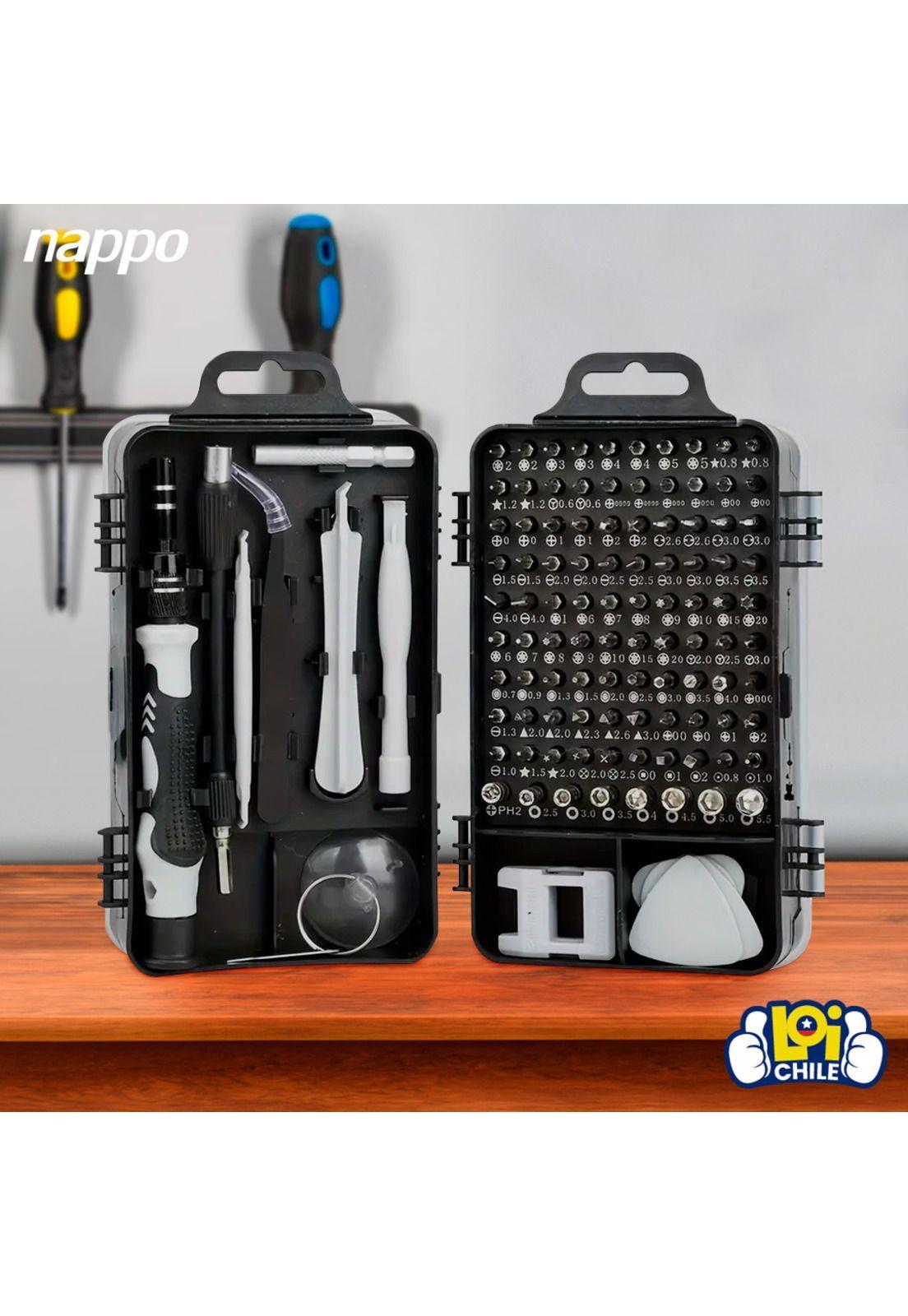 Kit de Destornilladores Nappo de Precisión con 115 Piezas-8