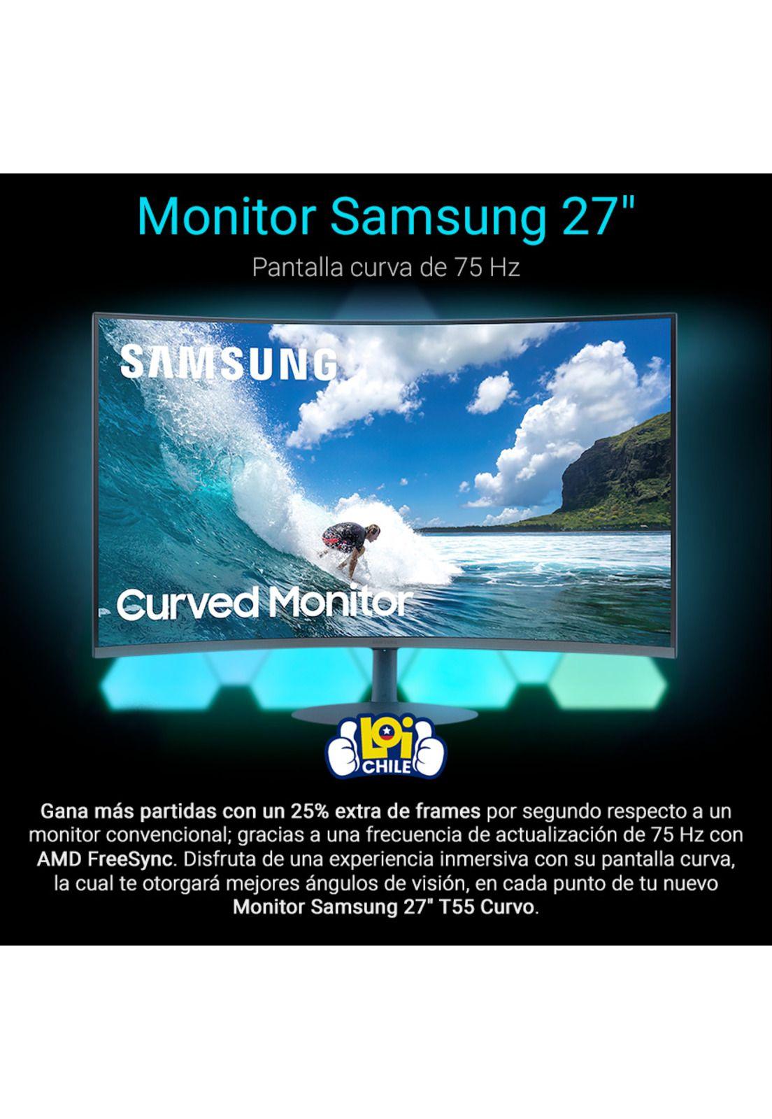 Monitor Curvo Samsung 27' 75Hz Full Hd-1