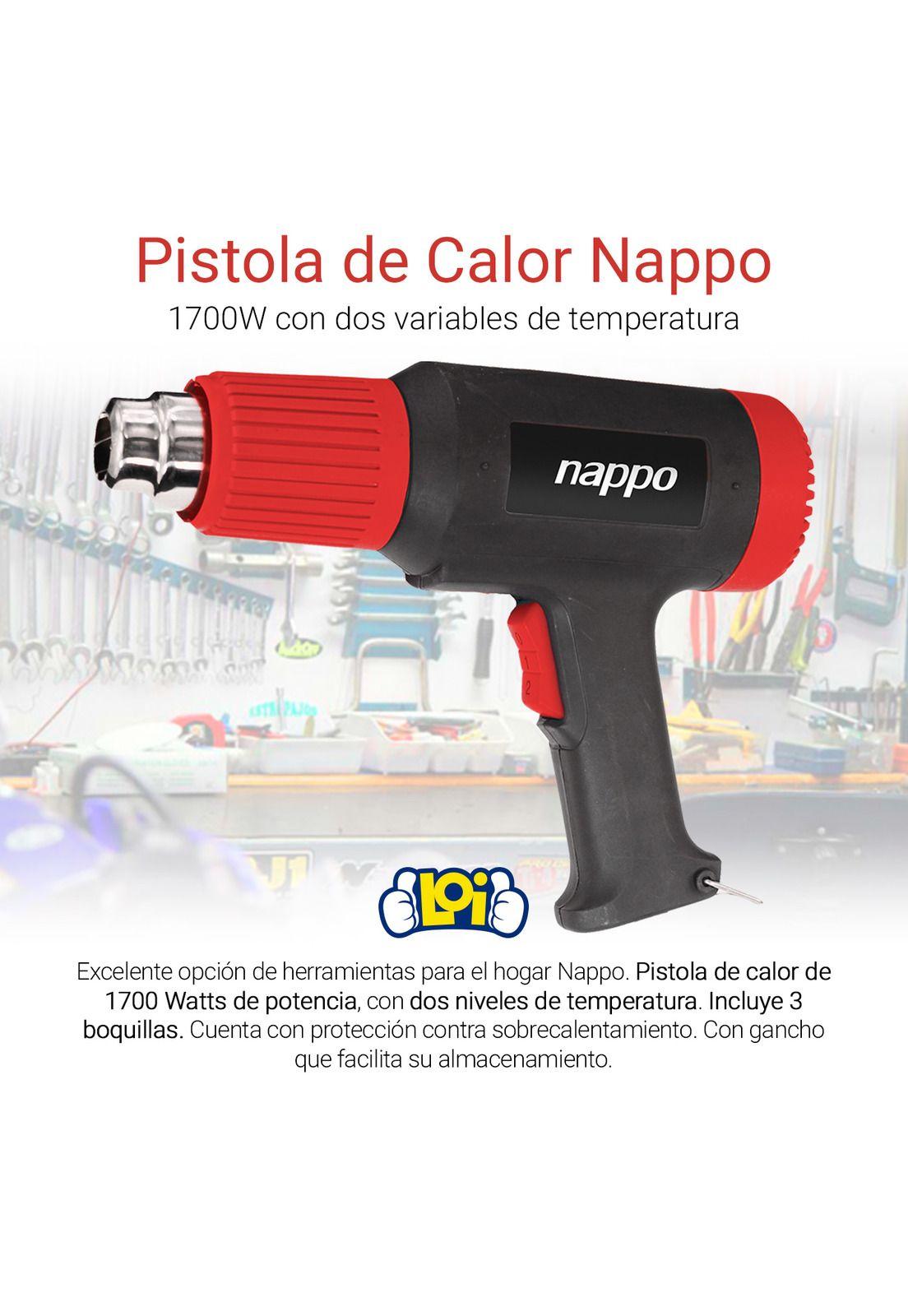 Pistola De Calor Nappo De 1700W Con Dos Variables De Calor-2