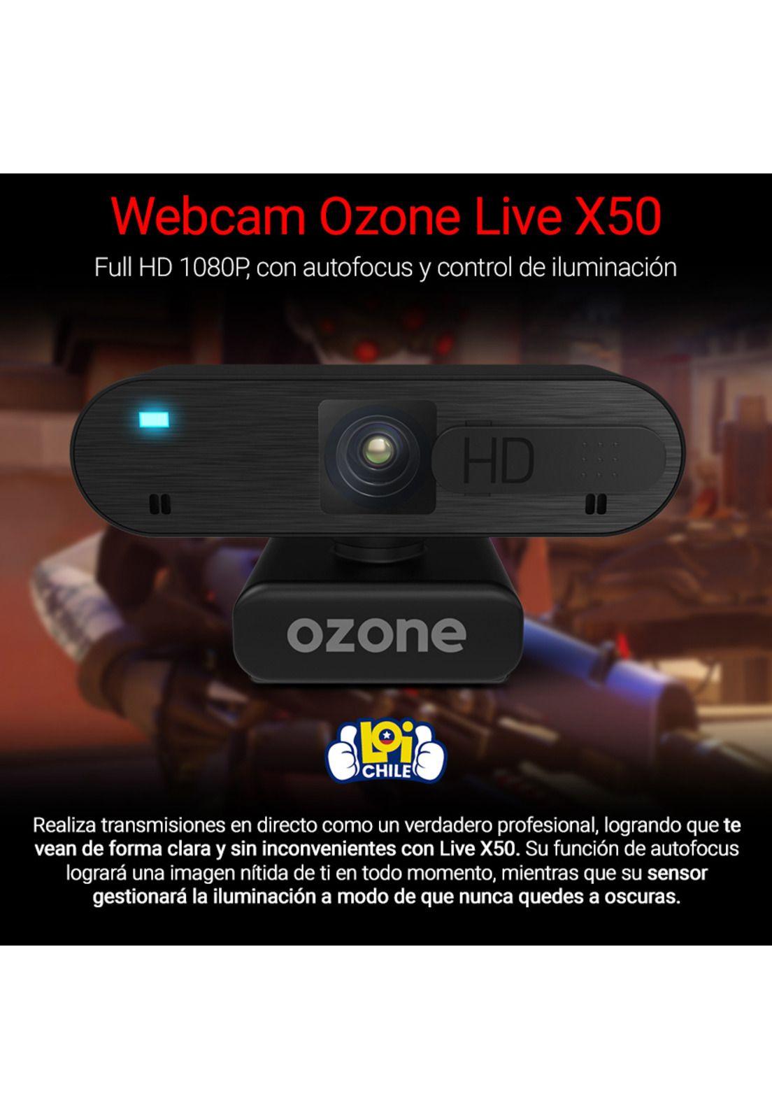 Webcam Live X50 Full HD 1080P Ozone-1