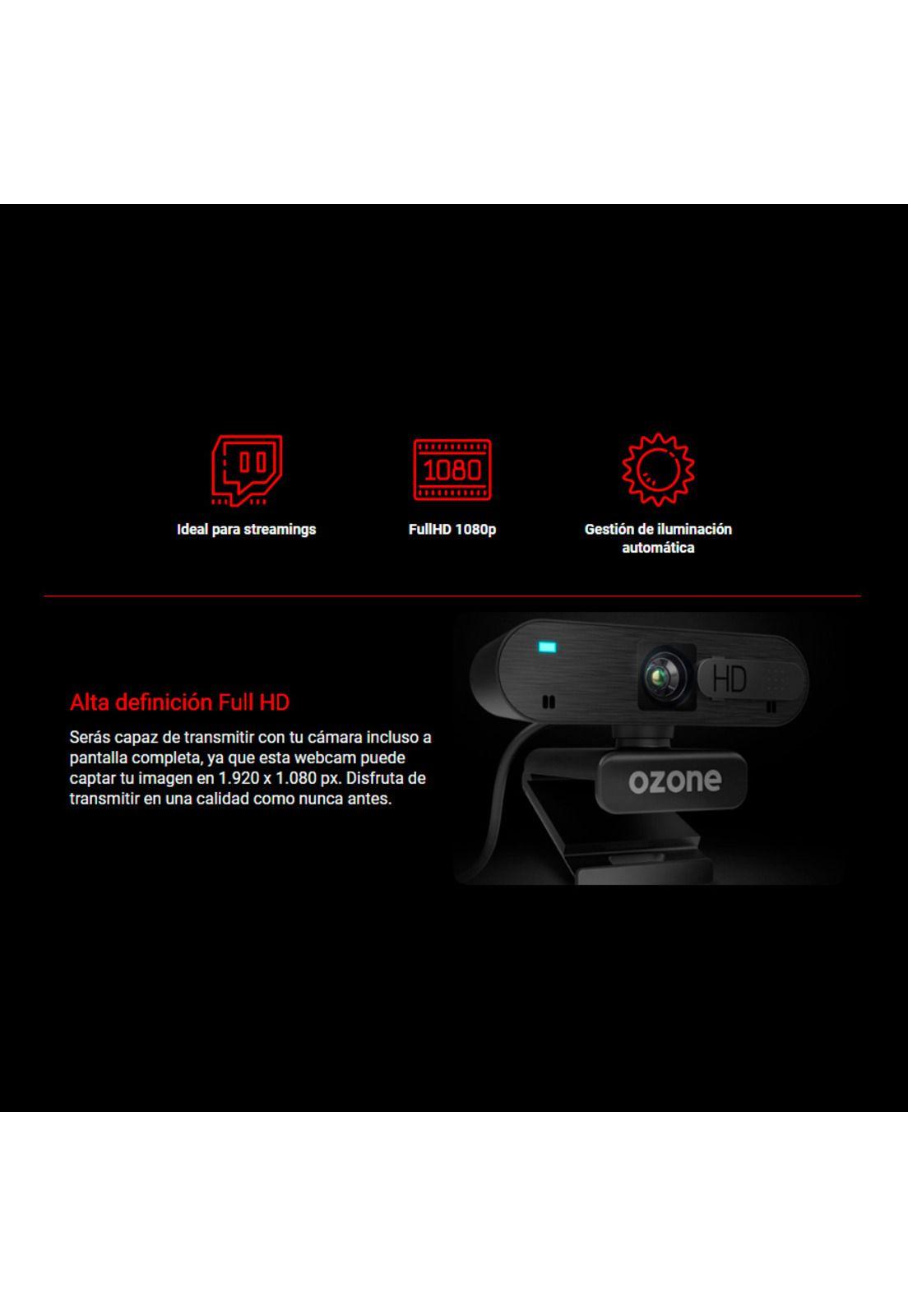 Webcam Live X50 Full HD 1080P Ozone-2