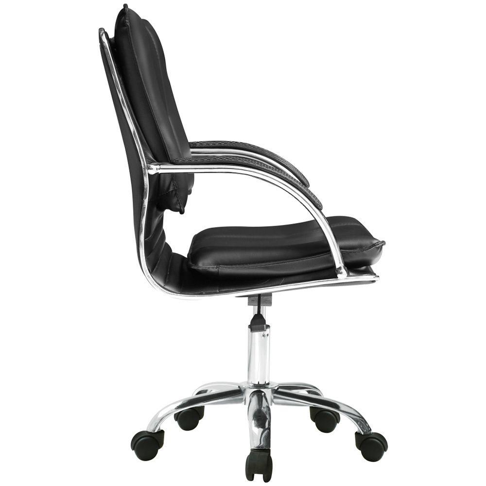 Silla Oficina Empoli H1 Negra Apoyabrazos y Altura Regulable-2